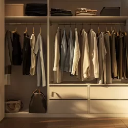 closet-with-lot-clothes-hanging-wall